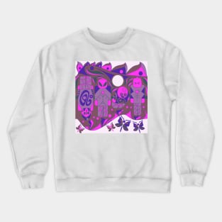 brick soccer board in mandala pattern ecopop Crewneck Sweatshirt